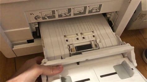 Unplug the power cord from the wall outlet. . Xerox phaser 6510 paper jam but no paper